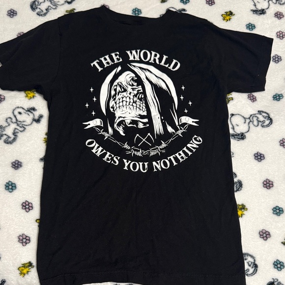 Black Graphic Tee - Short Sleeve - Picture 1 of 3